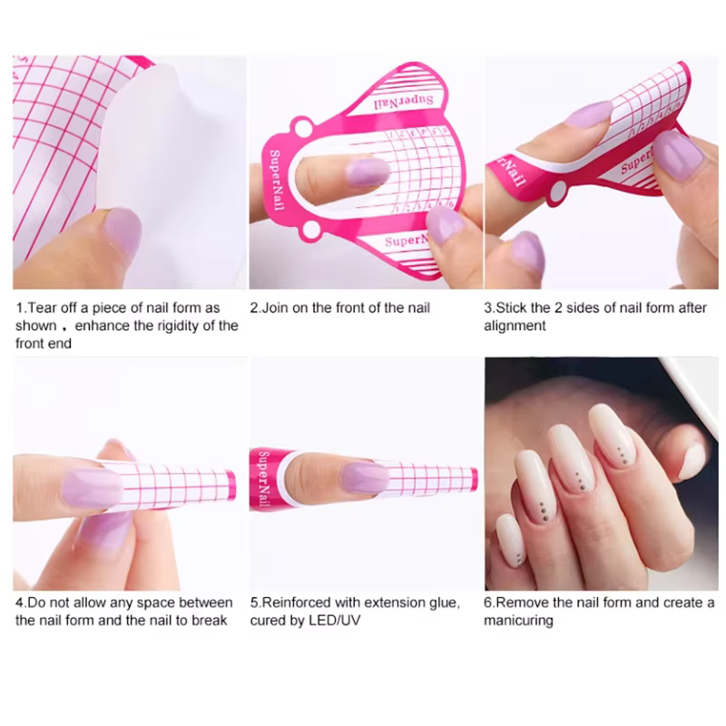 Conseils de forme d'ongle français