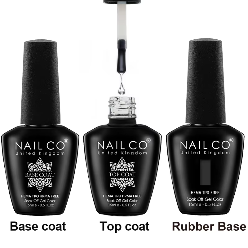 NAILCO – Gel de Base en caoutchouc Super fonctionnel 1 en 2