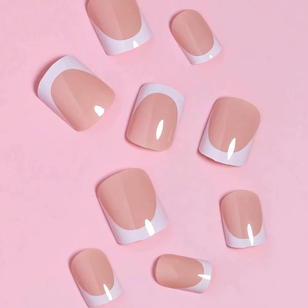 Faux ongles à pression de style français N64.Art