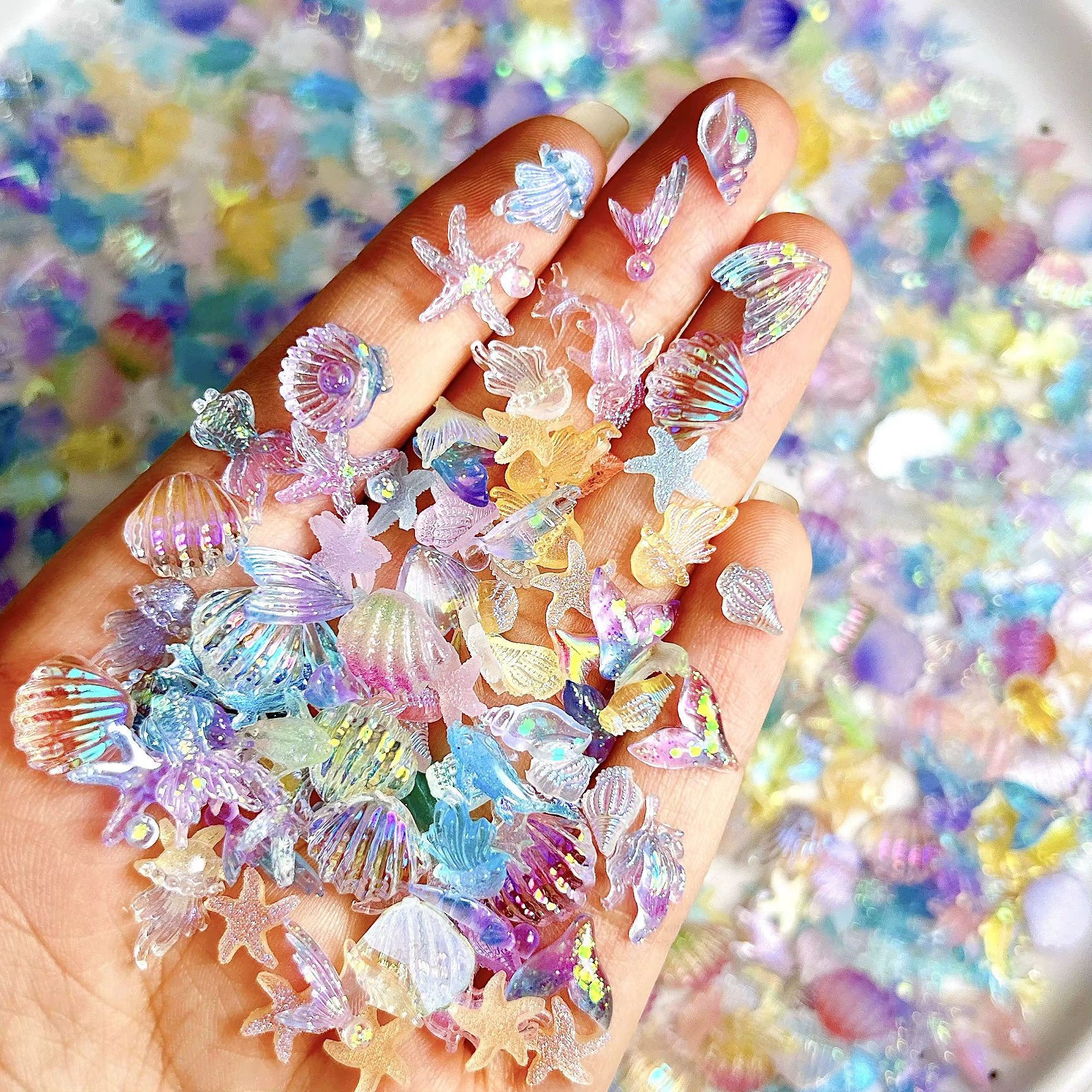 Accessoires de la série océan pour Nail Art