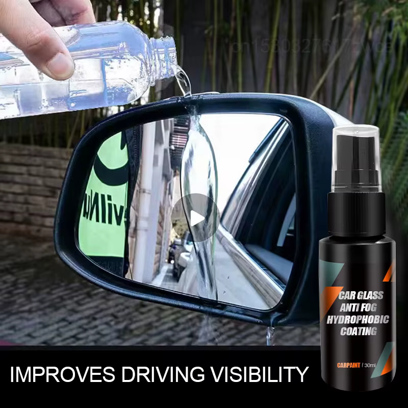 Spray hydrofuge, revêtement Anti-pluie pour verre de voiture, liquide hydrophobe Anti-pluie, masque de miroir de pare-brise de voiture, Nano peinture automobile