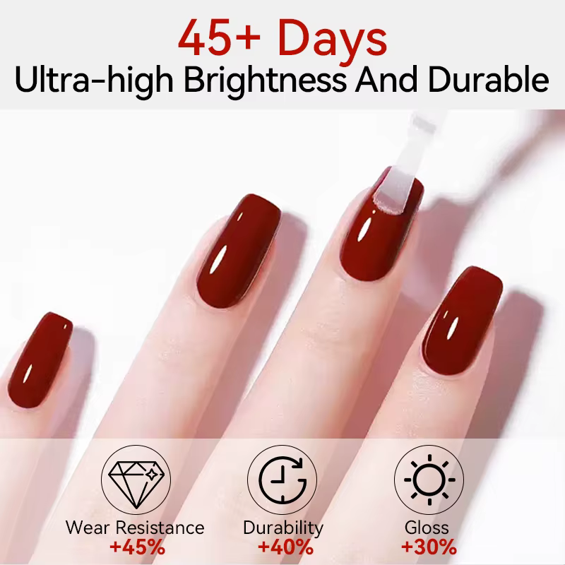 BORN PRETTY 15ml Super couche pour vernis à ongles Gel 45 jours Gel de renfort Bulider Gel de Base longue durée