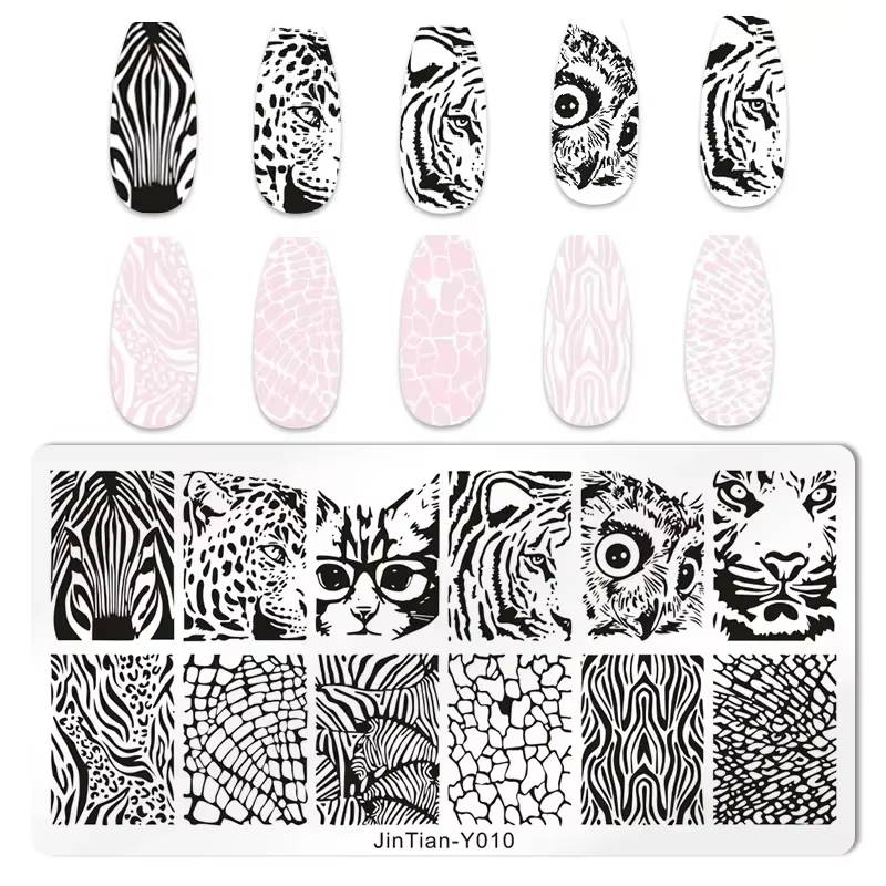 Plaques d'estampage pour ongles