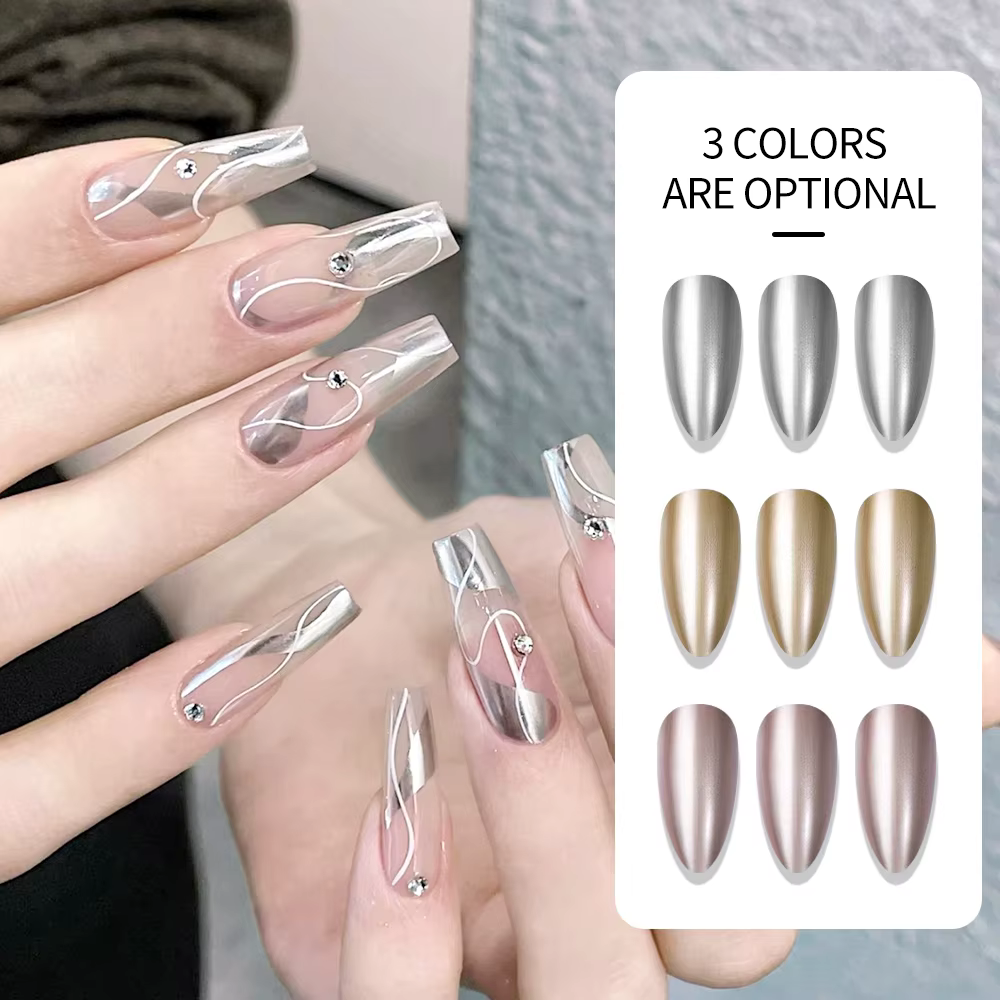 Vernis à ongles métallique miroir