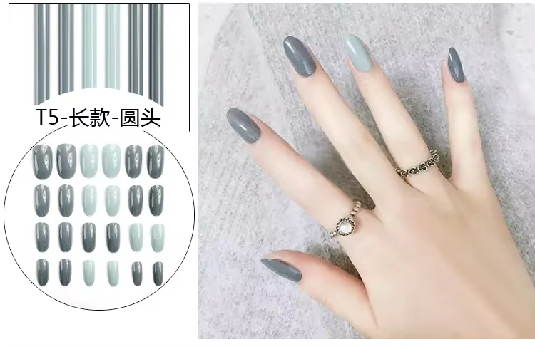 Faux ongles adhésifs faits à la main
