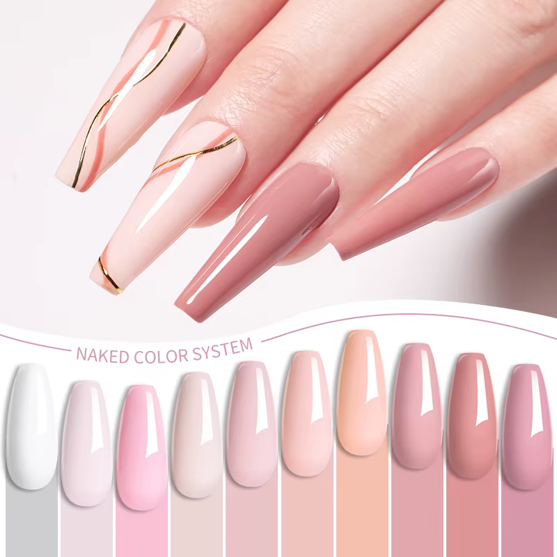 LILYCUTE – Lot de 6 vernis à ongles en gel DIY 7 ml