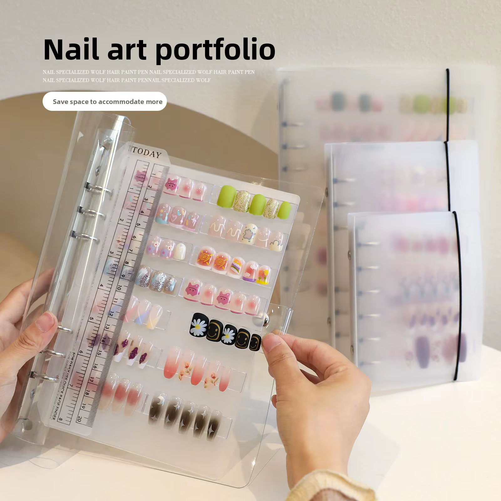 Exposition de stockage de Nail Art