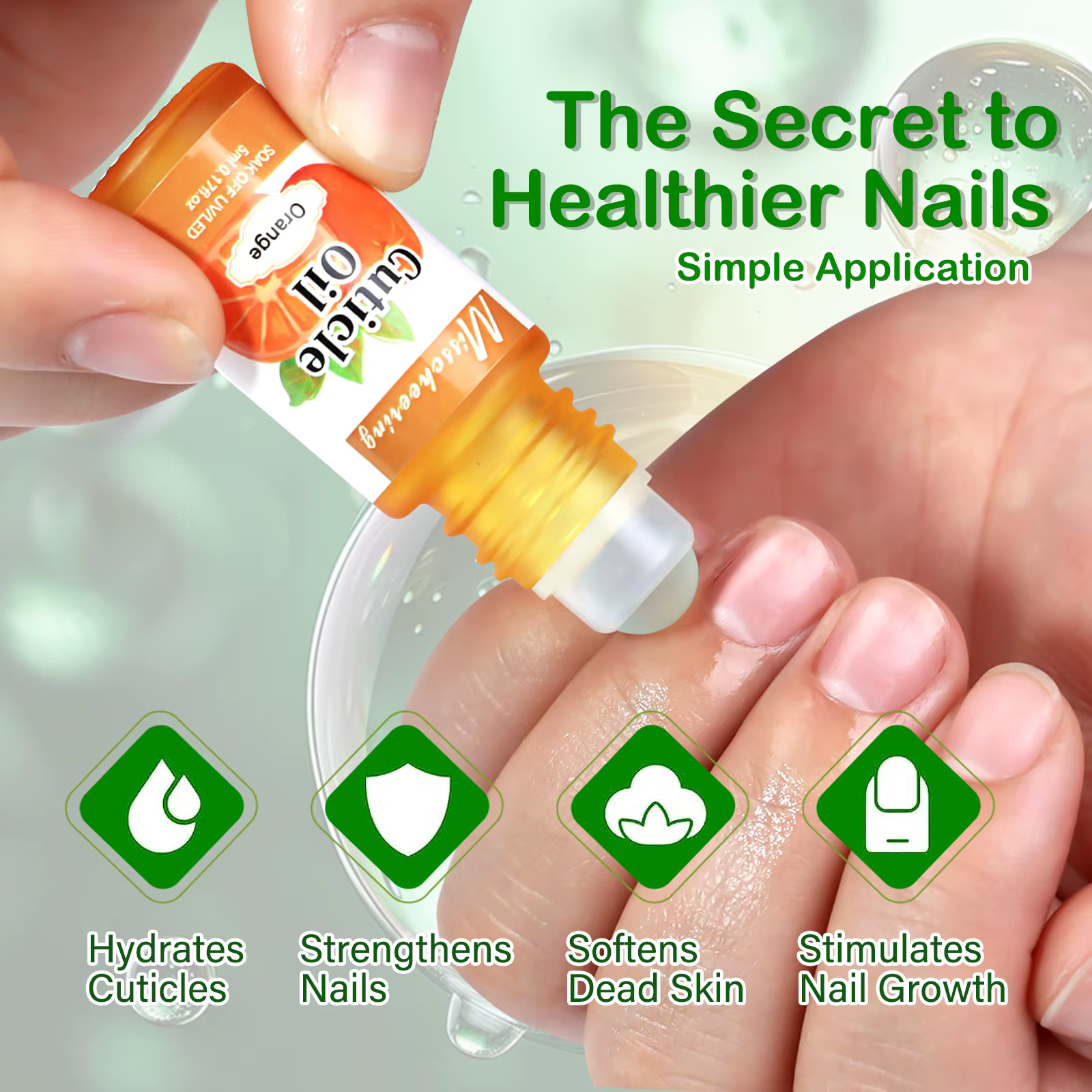 Huile nutritionnelle pour soins des ongles