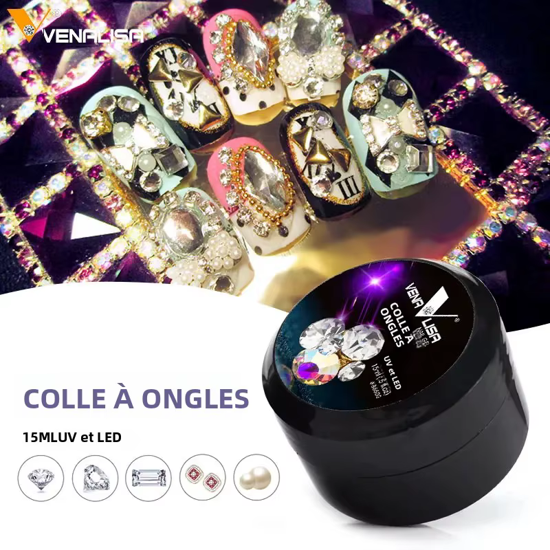 Venalisa – Gel adhésif pour strass