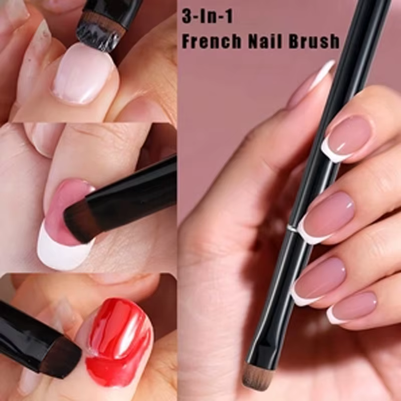 Brosse à ongles française avec tête