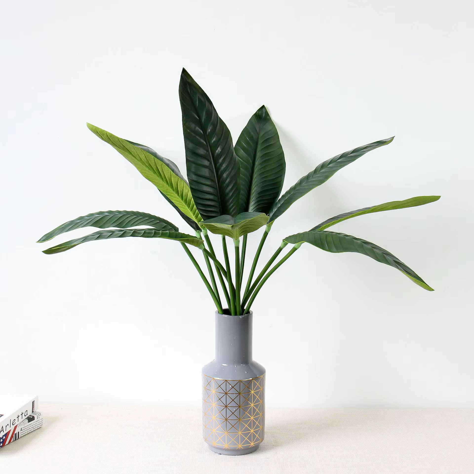 Grand oiseau de paradis, fleur tropicale artificielle, fausse plante d'oiseau de ciel pour la maison, le bureau, le décor de jardin, fleur, Gand ement