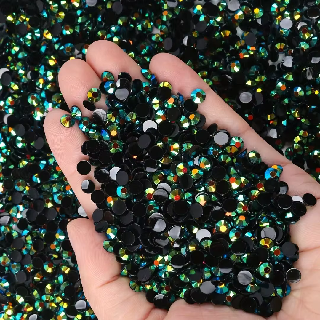 Cristal 6000 pièces strass en résine gelée