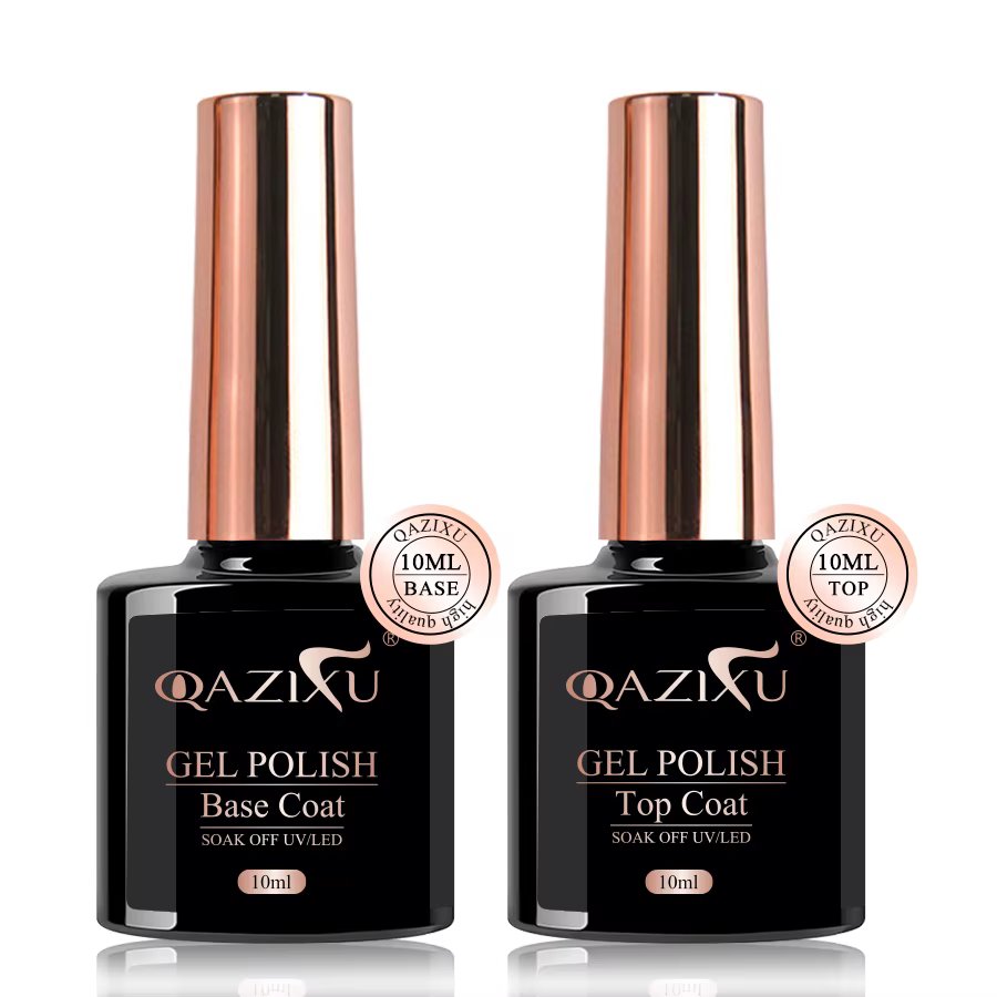 QAZIXU 1-2 pièces 10ml ensemble de Nail Art en Gel fonctionnel avec couche de Base