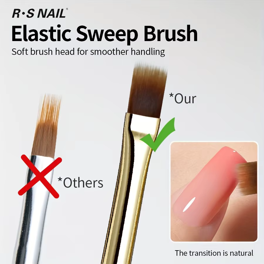 Brosse à ongles à poils larges et souples