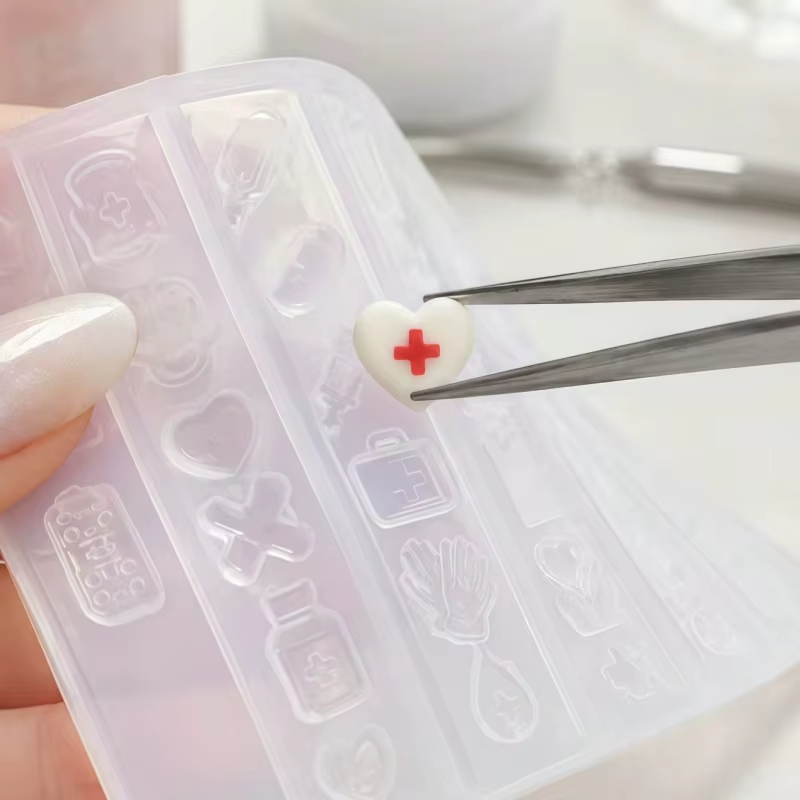 Moule en silicone pour accessoires d'ongles