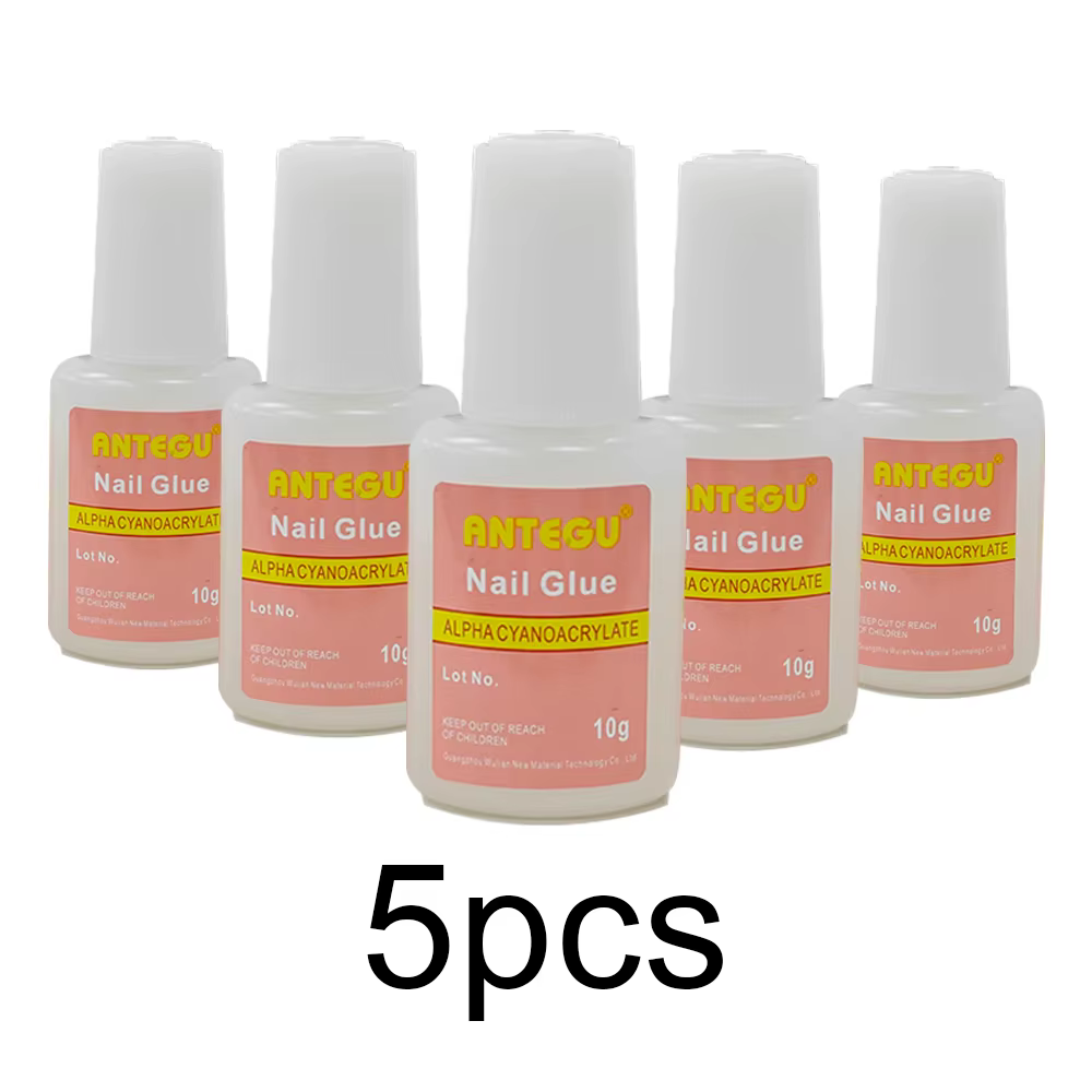 5/10 pièces colle à ongles