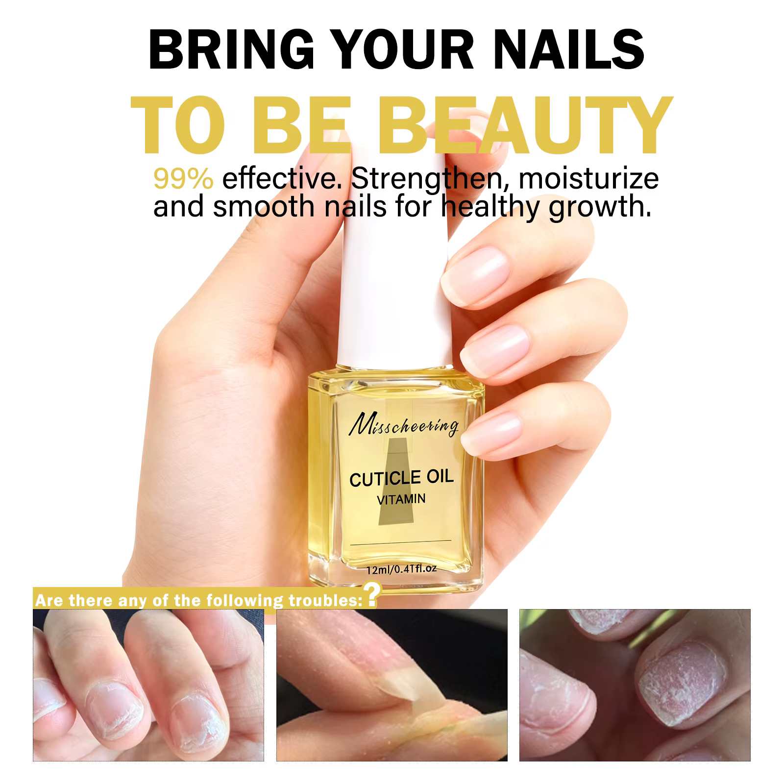 Huile nutritive pour la croissance des ongles