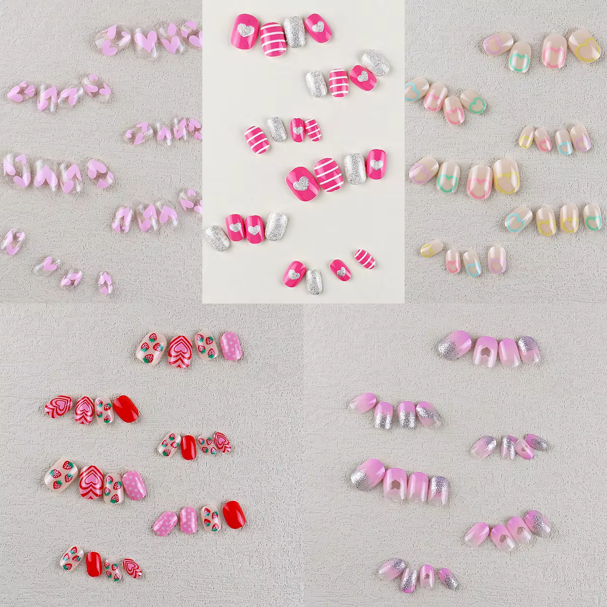 Leon's Day-Faux ongles pré-collés pour enfants