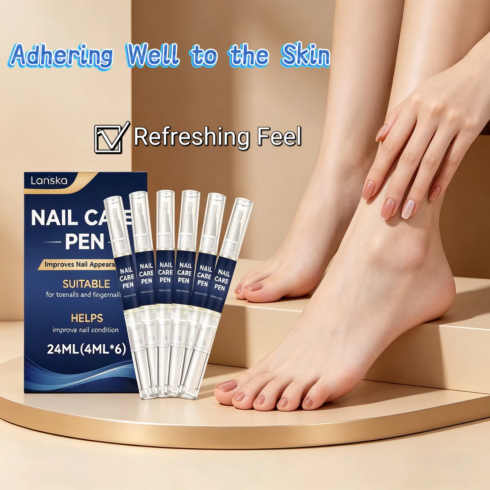 Stylo Réparateur pour Ongles : Réduit les Fissures