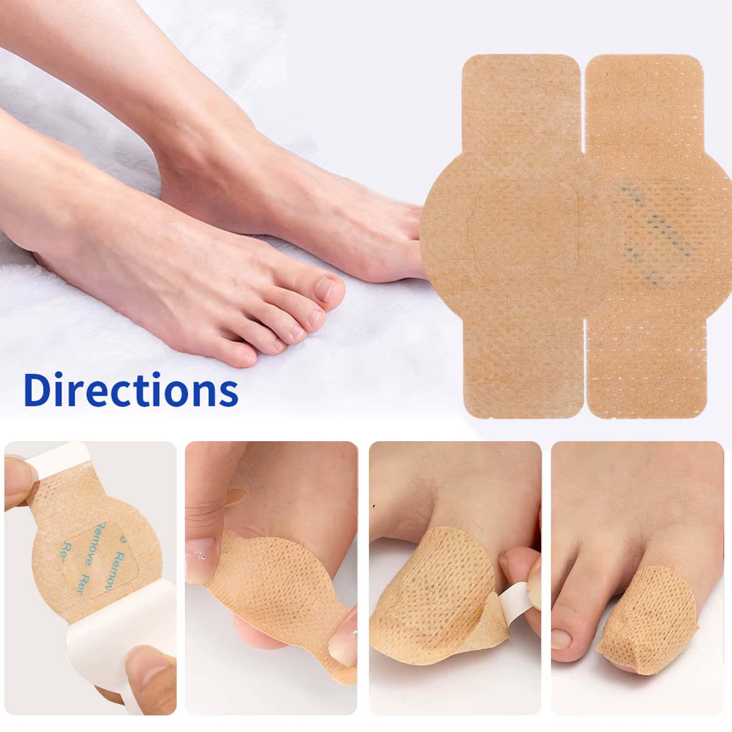 Patch de réparation des ongles imperméable