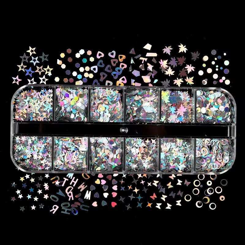 Paillettes Laser pour ongles