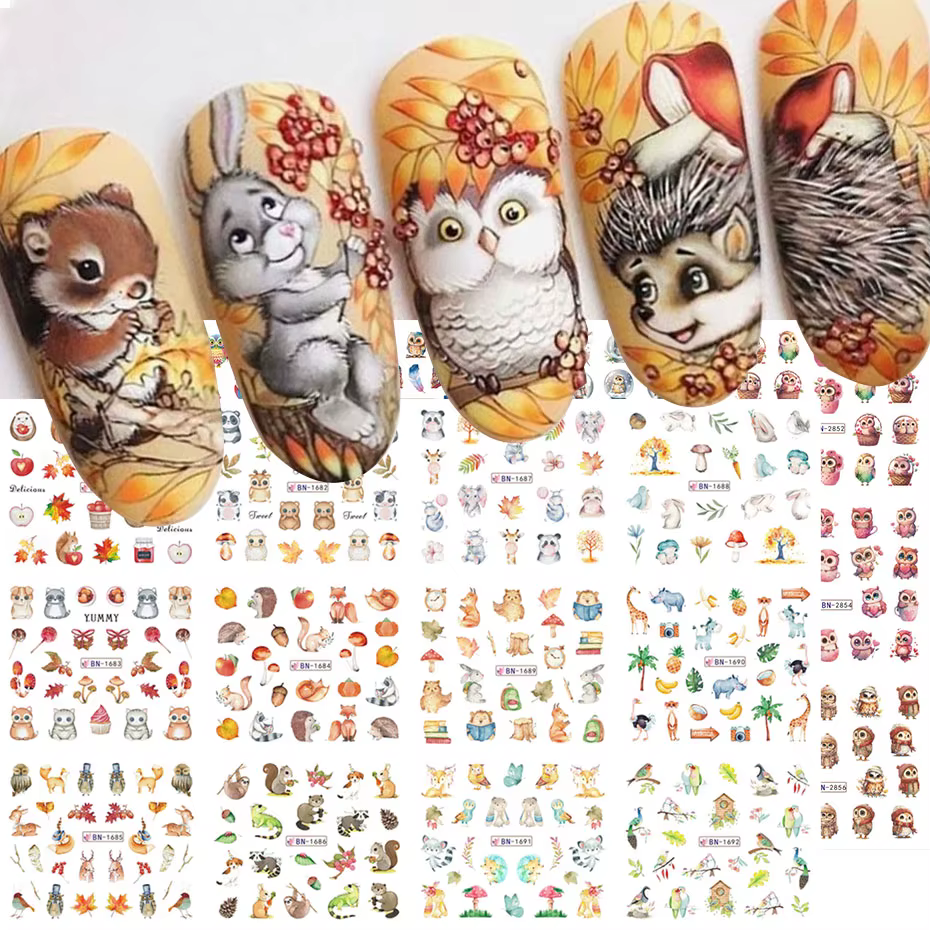 Autocollant d'eau pour Nail Art
