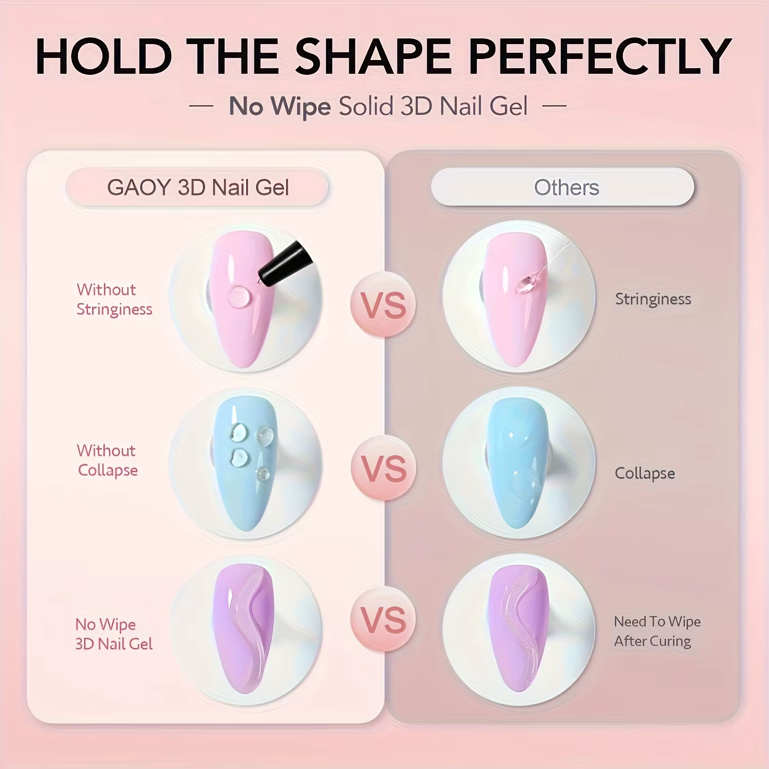 Gel 3D – Gel de modélisation pour Nail Art