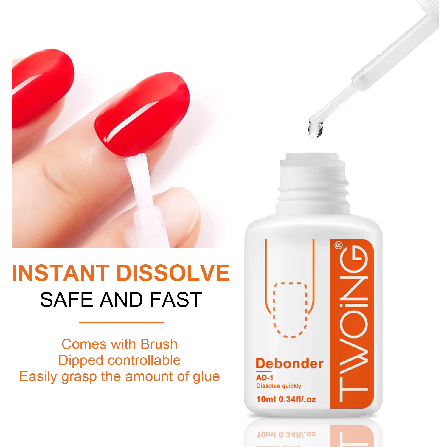 Colle débrouilleur pour enlever les faux ongles