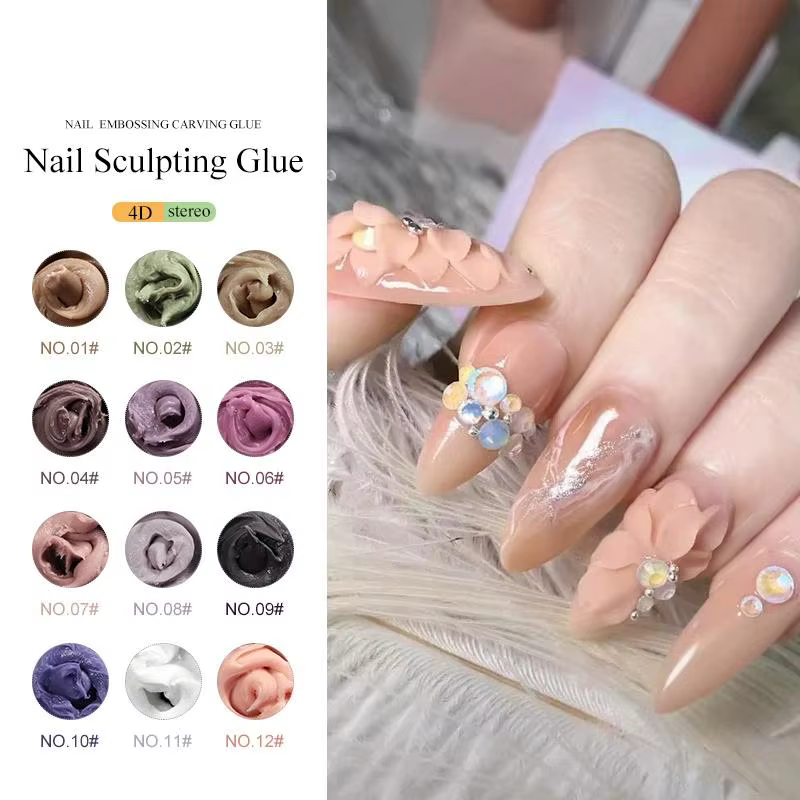 Colle pour sculpture d'ongles