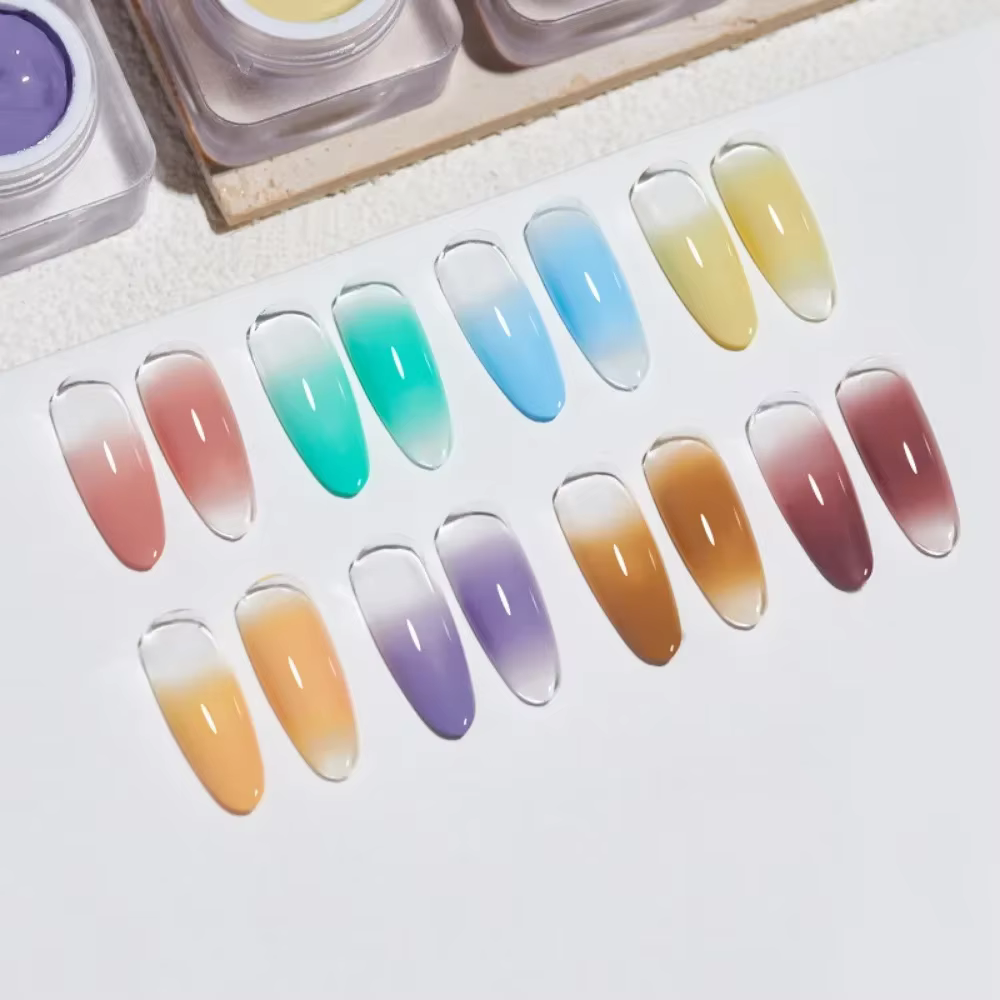 XEIJAYI 20 couleurs vernis à ongles couleur gelée en conserve solide Variable Clap Gel tremper UV Semi Permanent