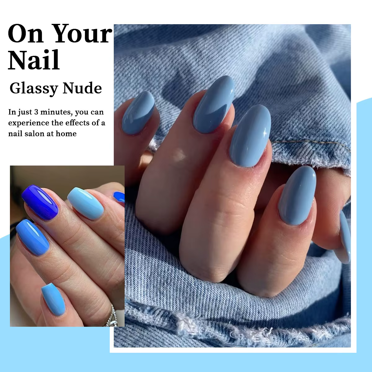 VOKY Lot de 6 pièces de gel pour ongles