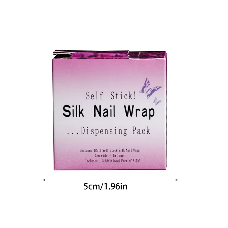 1 rouleau de réparation d'ongles en soie
