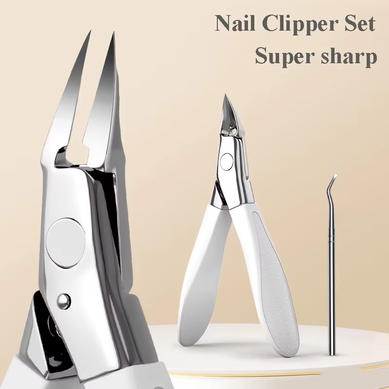 Ciseaux à ongles outils de manucure ménagers nouveaux coupe-ongles anti-éclaboussures grand épais dur spécial coupe-ongles outils de pédicure