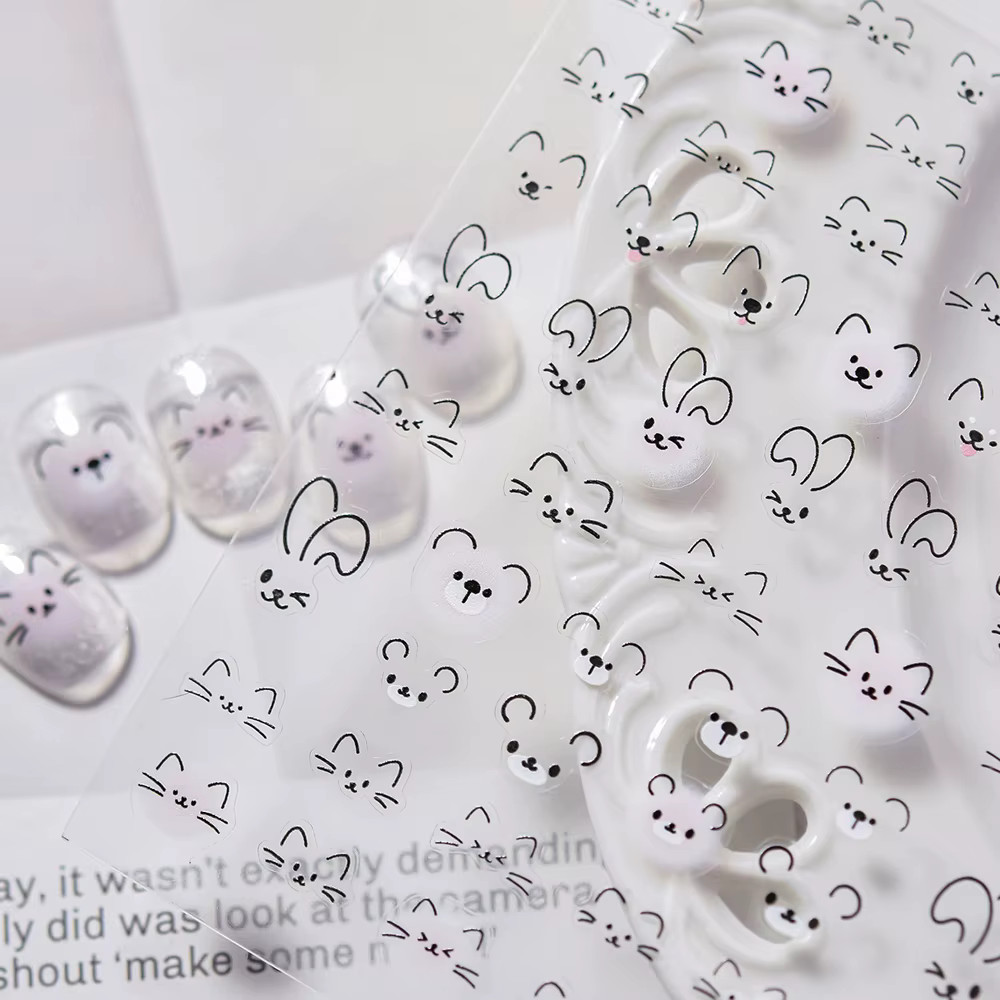 Autocollants 5D pour Nail Art
