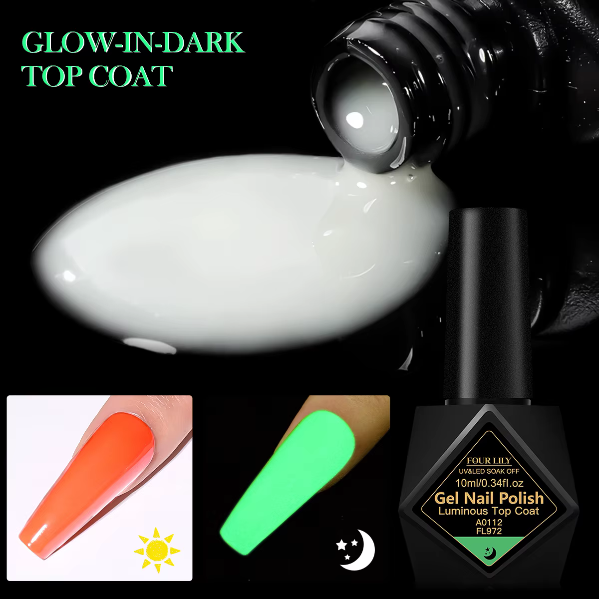 Vernis à ongles gel lumineux 10 ml