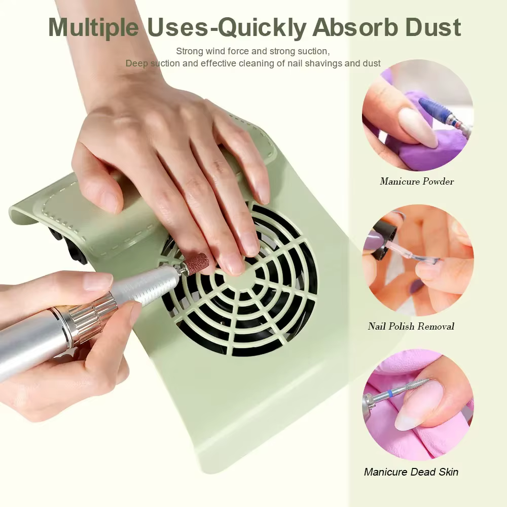Aspirateur collecteur de poussière d'ongles professionnel-extracteur