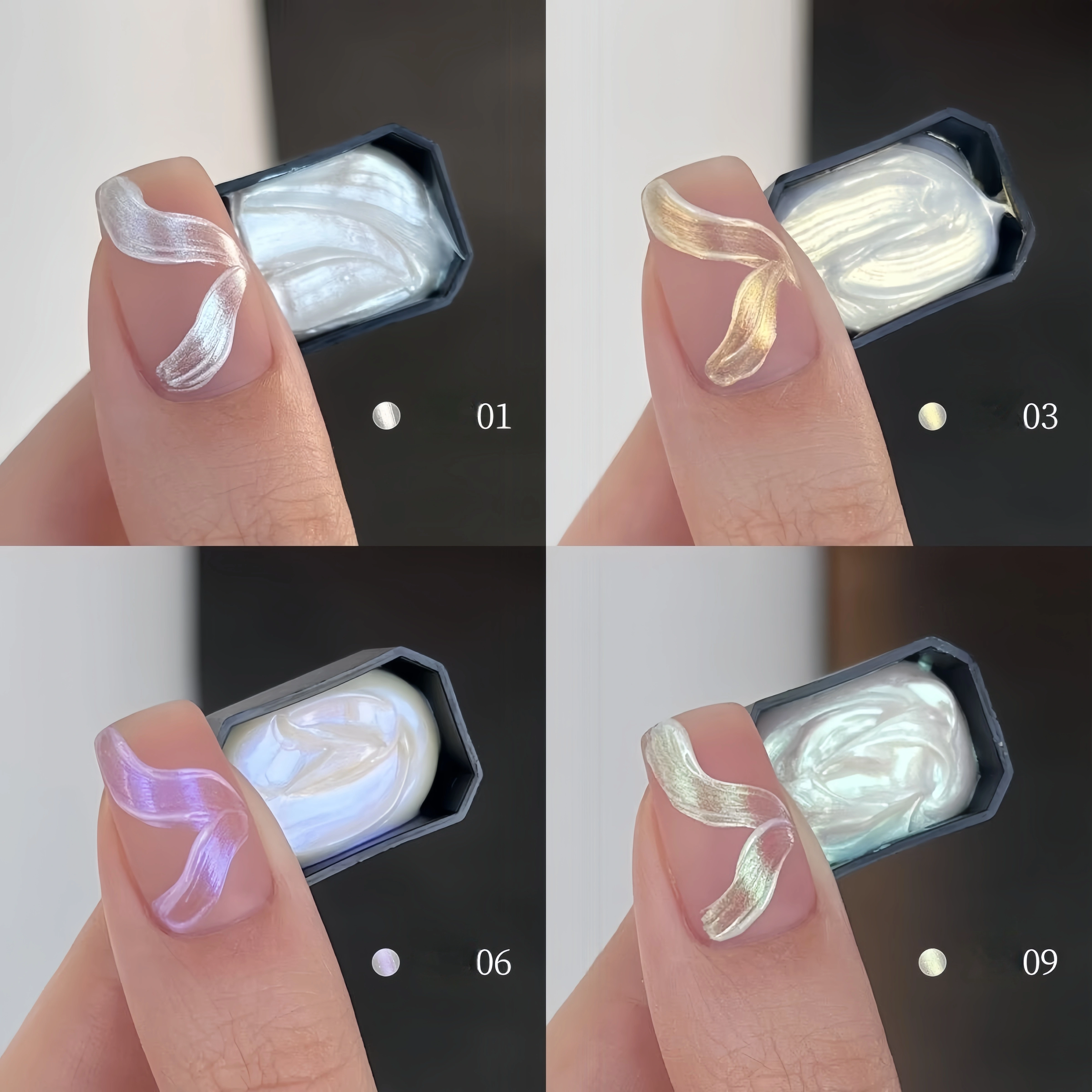 Nouveau gel à ongles solide populaire en 9 couleurs