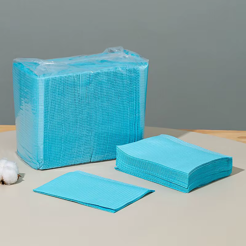 Tapis de table de manucure double couleur sans poussière