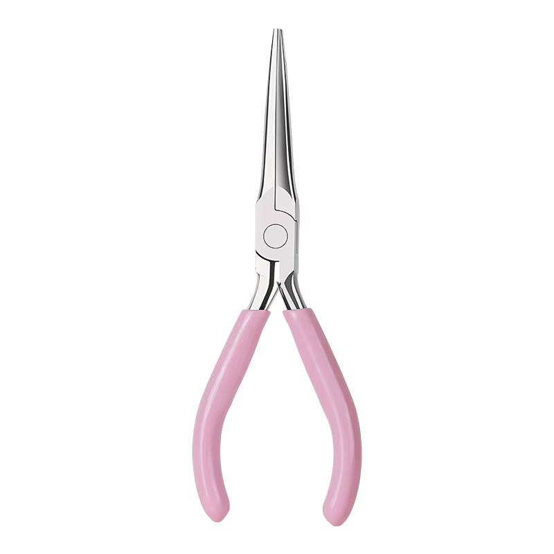 Pince à épiler en acrylique pour extension d'ongles