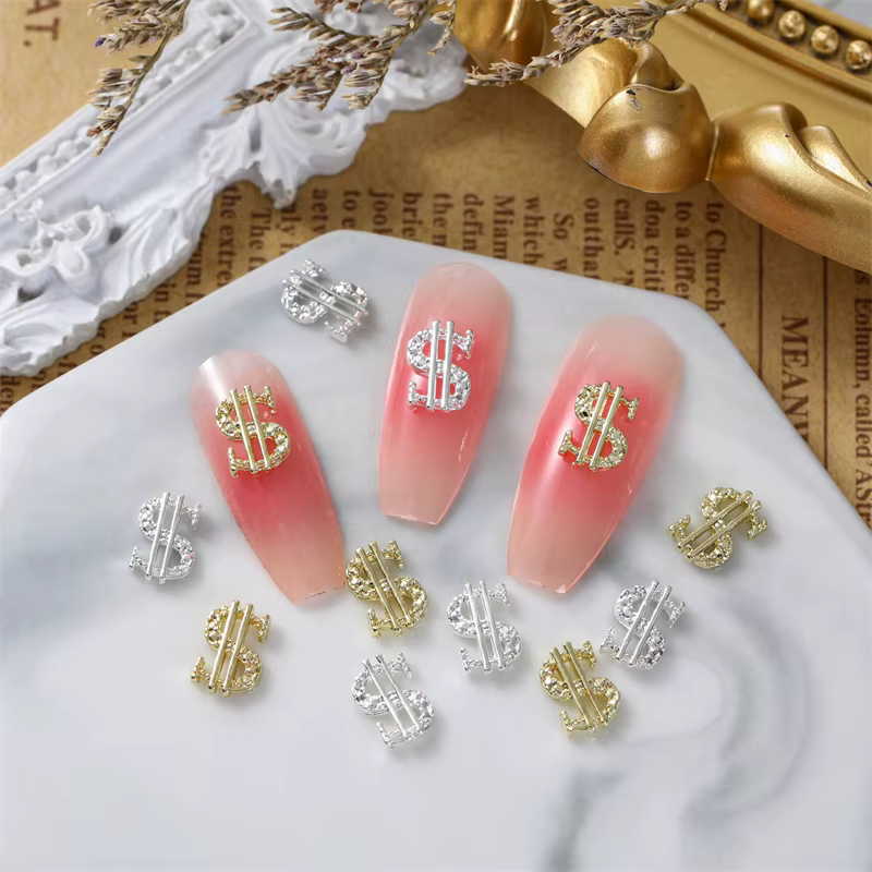 Breloques 3D en alliage Nail Art