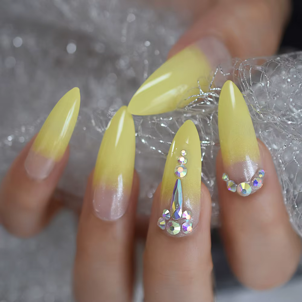 Faux bijoux ombrés extra longs N64.Easy Design