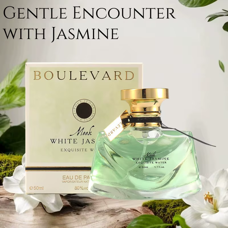 Parfum au jasmin de marque haut de gamme unisexe, parfum léger au jasmin frais naturel et au musc, parfum Floral durable, parfum de charme