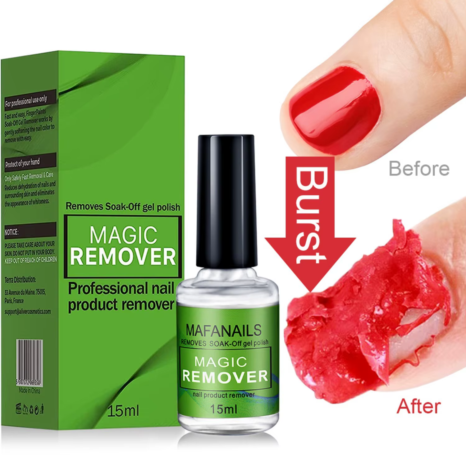 Dissolvant de Gel pour ongles