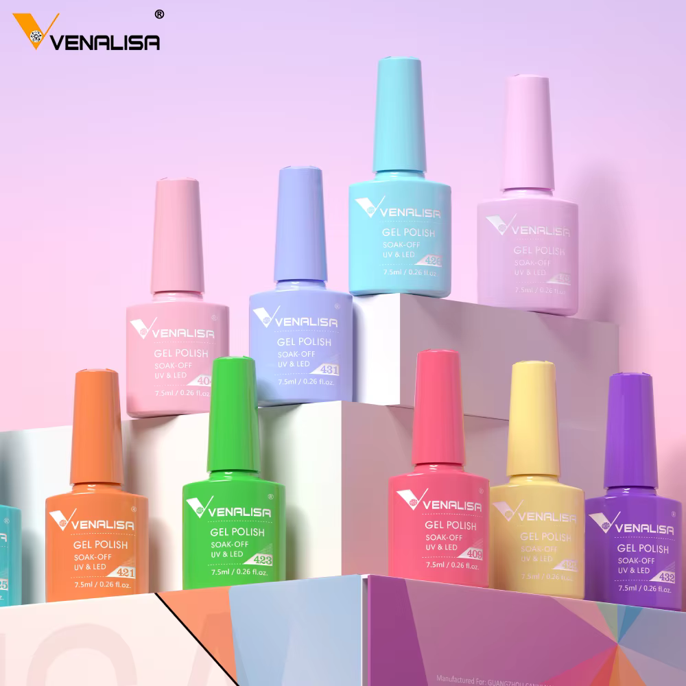 Venalisa HEMA/TPO gratuit 7.5ml vernis à ongles Gel été printemps gelée française nu rose