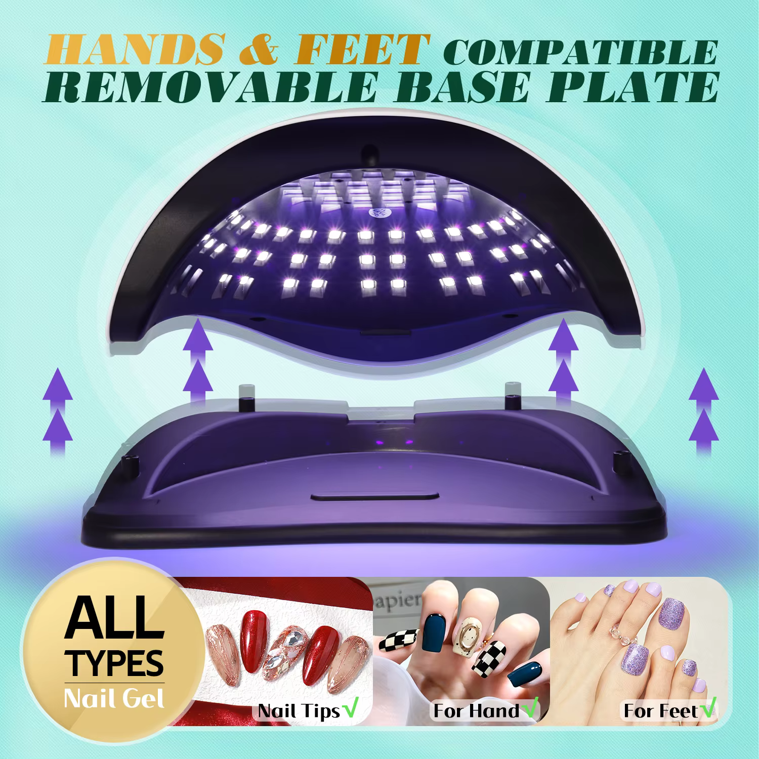 Lampe à ongles UV LED 380W