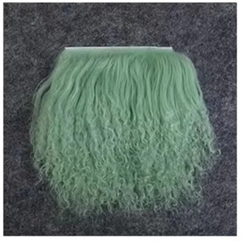 Faux cheveux BJD, rangée de cheveux, perruque de synthèse brute, crochet fait à la main, trames de cheveux, bricolage, trames de cheveux, accessoires de poupées