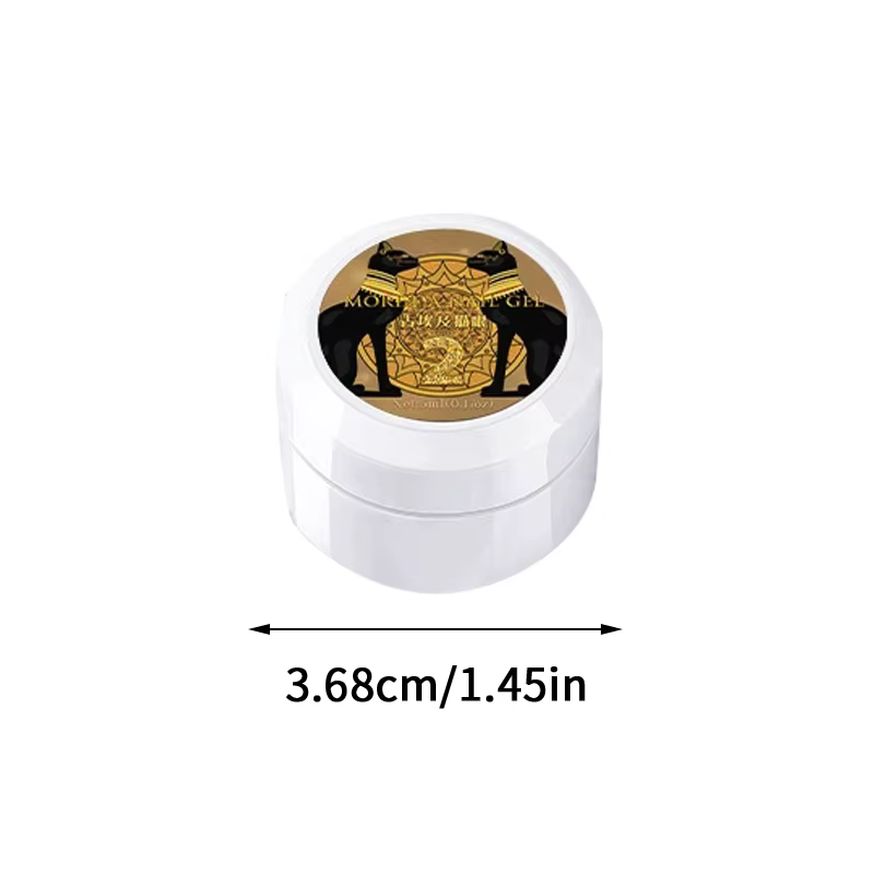 Colle pour vernis à ongles œil de chat marron