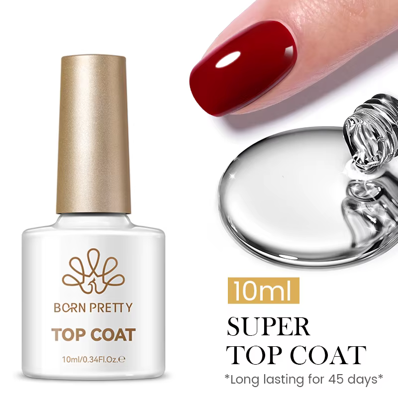 BORN PRETTY 10ml fonction Gel Base Gel couche de finition Gel de caoutchouc Gel de renfort pour ongles outils tremper