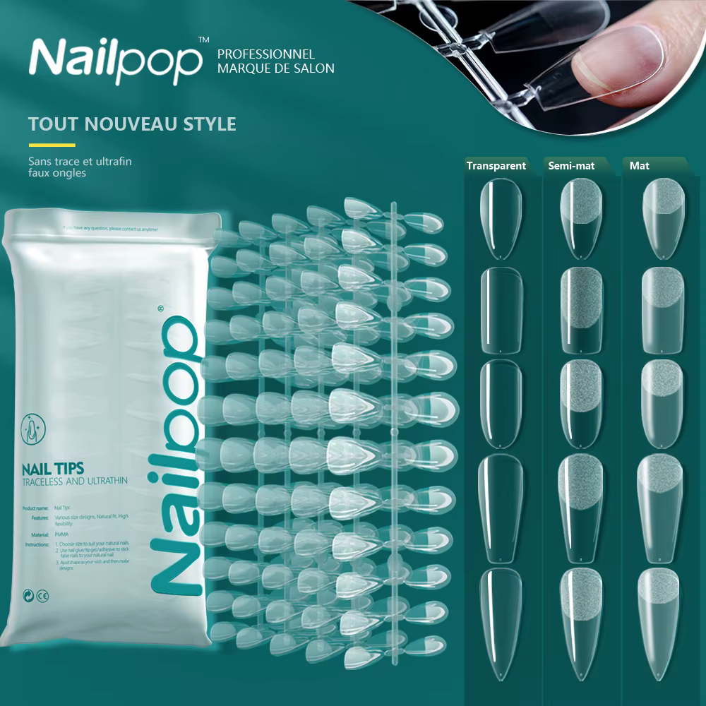 Faux Ongles pour Système d'Extension