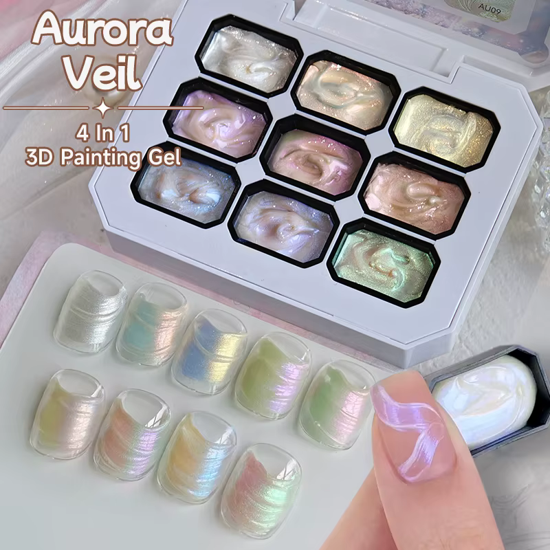UR SUGAR Gel de Peinture pour Ongles 9 Couleurs/1 Groupe